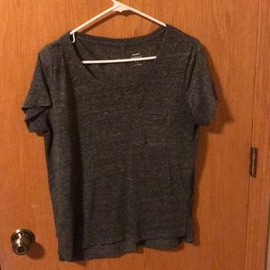 grey old navy short sleeve shirt